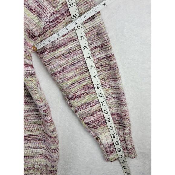 Old Navy Sweater Size XL Pullover Oversize Long Sleeve Multicolor Marble - Picture 7 of 7